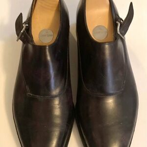 John Lobb Dark Brown Leather Oxfords